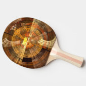 整合性抽象芸術アート 卓球ラケット (横)