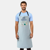 整形外科おもしろい医霜の降りた漫画の先生 エプロン (着用した状態)