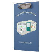 整形外科おもしろい医霜の降りた漫画の先生 クリップボード (左)