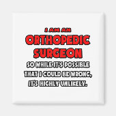 整形外科おもしろい外科医…非常に可能性の低い マグネット (正面)