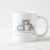 整形外科おもしろい学RNまたは整形外科の外科医の漫画 ジャンボコーヒーマグカップ (右)