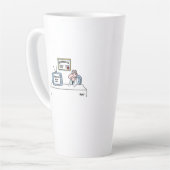 整形外科おもしろい者のための整形外科ニュース漫画 カフェラテマグ (左アングル)