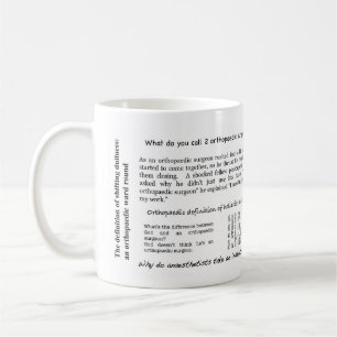 整形外科の冗談のマグ コーヒーマグカップ