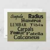 整形外科の医師/外科医ギフト ポストカード (正面/裏面)