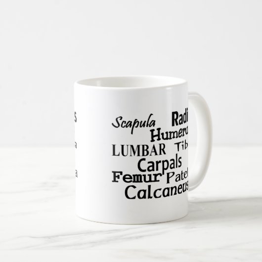 整形外科の医者または外科医のギフト コーヒーマグカップ (正面右)