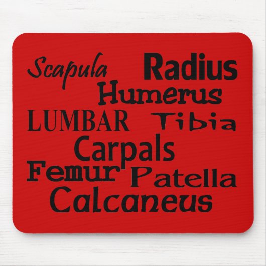 整形外科の医者または外科医のギフト マウスパッド (正面)