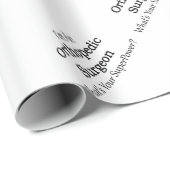 整形外科の外科医 ラッピングペーパー (ロールコーナー)