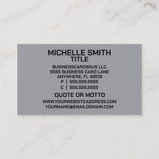 整形外科の座骨 名刺 (裏面)