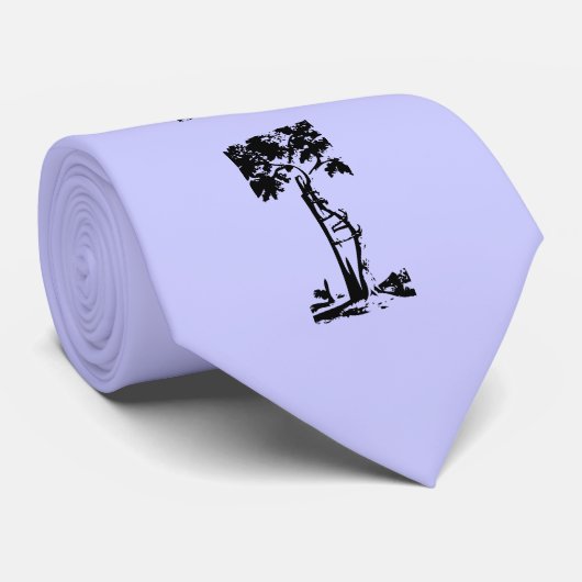 整形外科の曲がった木 ネクタイ (ロール)