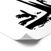 整形外科の曲がった木 ポスター (角)
