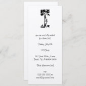 整形外科の曲がった木 招待状 (正面/裏面)