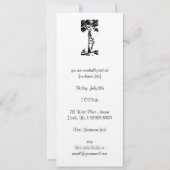 整形外科の曲がった木 招待状 (正面)