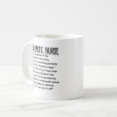 整形外科の看護師 コーヒーマグカップ (正面左)