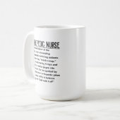 整形外科の看護師 コーヒーマグカップ (正面左)