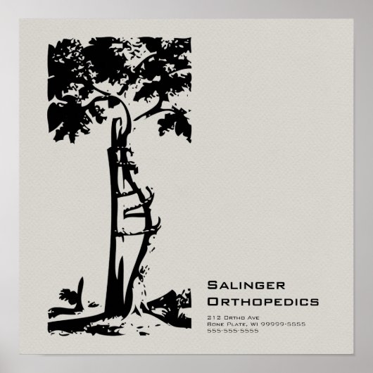 整形外科クロークツリークラウドフラフェイクンネル ポスター (正面)