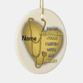 整形外科ナースイエローハート セラミックオーナメント (右)