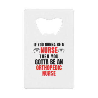 整形外科ナース クレジットカード栓抜き