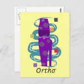 整形外科ナース/医師/技術ギフト ポストカード (正面/裏面)