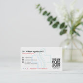 整形外科ビジネス | クリーンアポイントメント 名刺 (スタンド正面)