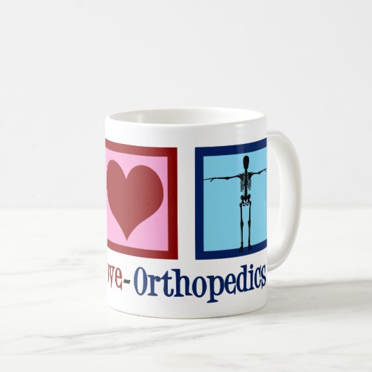 整形外科ピースラブ整形外科オフィス コーヒーマグカップ (正面右)