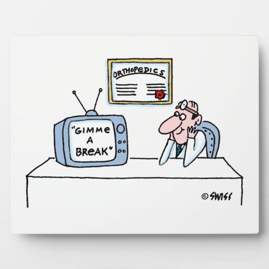 整形外科マンガおもしろいー室 フォトプラーク (正面)