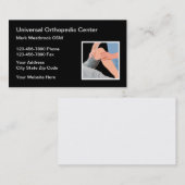 整形外科医兼外科医の医療 名刺 (正面/裏面)