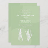 整形外科医卒業招待状 招待状 (正面/裏面)