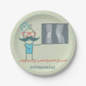 整形外科医 ペーパープレート (正面)
