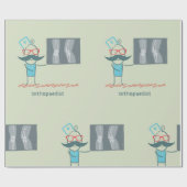 整形外科医 ラッピングペーパー (フラット)