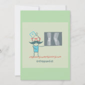 整形外科医 招待状 (正面)