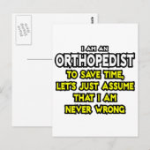 整形外科医…私が間違っていないと仮定 ポストカード (正面/裏面)
