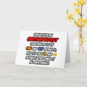 整形外科医…OMG WTFロール カード (黄色い花)