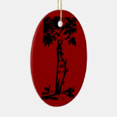 整形外科用曲がった木 セラミックオーナメント (右)