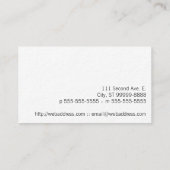 整形外科用曲がった木 名刺 (裏面)