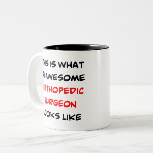 整形外科素晴らし医 ツートーンマグカップ (正面左)