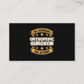 整形外科退職手術医院 エンクロージャーカード (正面)