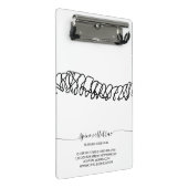 整形外科 カイロプラクティック テストモニアル ミニクリップボード (アングル)