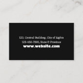 整形外科 名刺 (裏面)