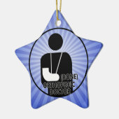 整形外科(骨)ドクターロゴ セラミックオーナメント (左)