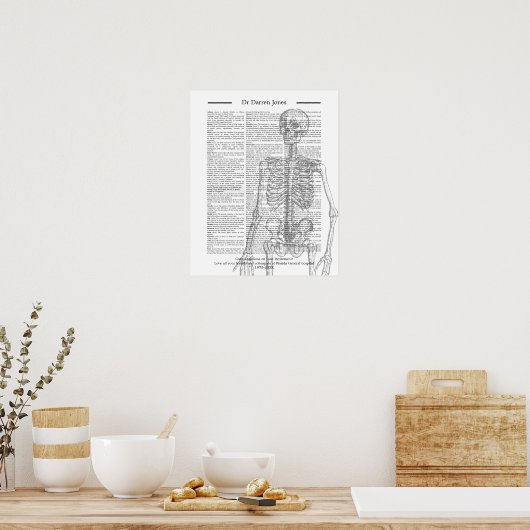 整形外科Dr.外科医の放射線医の退職ギフト ポスター (キッチン)