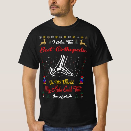 整形最高の外科クリスマス Tシャツ (正面)