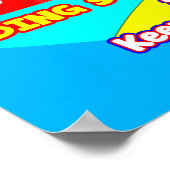 整数の減算=ポスター ポスター (角)