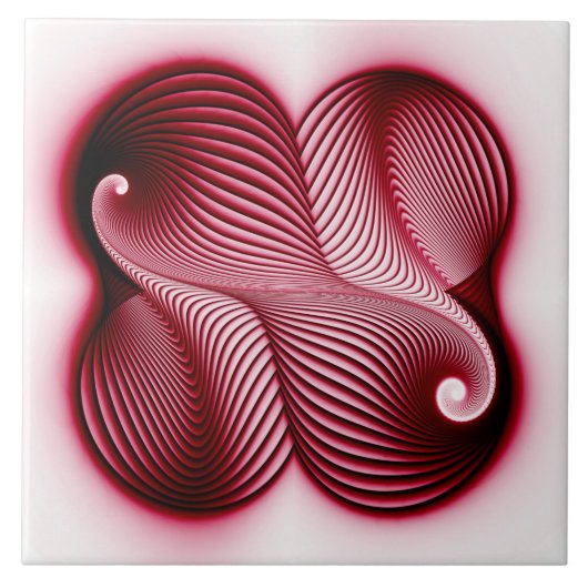 整数の赤 タイル (正面)