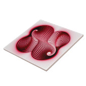 整数の赤 タイル (側面)