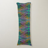 整然点々のあるとしたカオス壁紙の色+あなたのアイディア ボディピロー (正面縦)