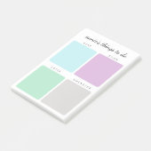 整理された作業 |名前をカスタムする ポストイット (アングル)