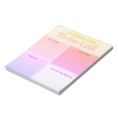 整理された先生のTo-Doリスト ノートパッド (回転)