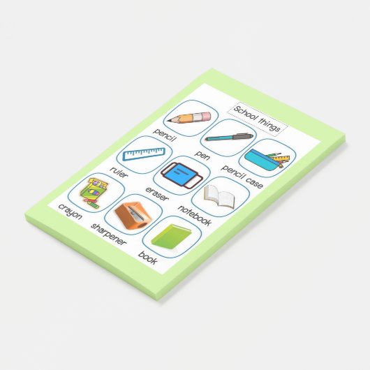 整理と記憶:学校生活の救世主の付箋 ポストイット (アングル)