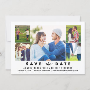 整理カラー編集可能カラー日付カードの保存 セーブザデート