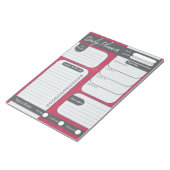 整理スタイル |ティアはっきりしたー遠くにプランナー ノートパッド (アングル)